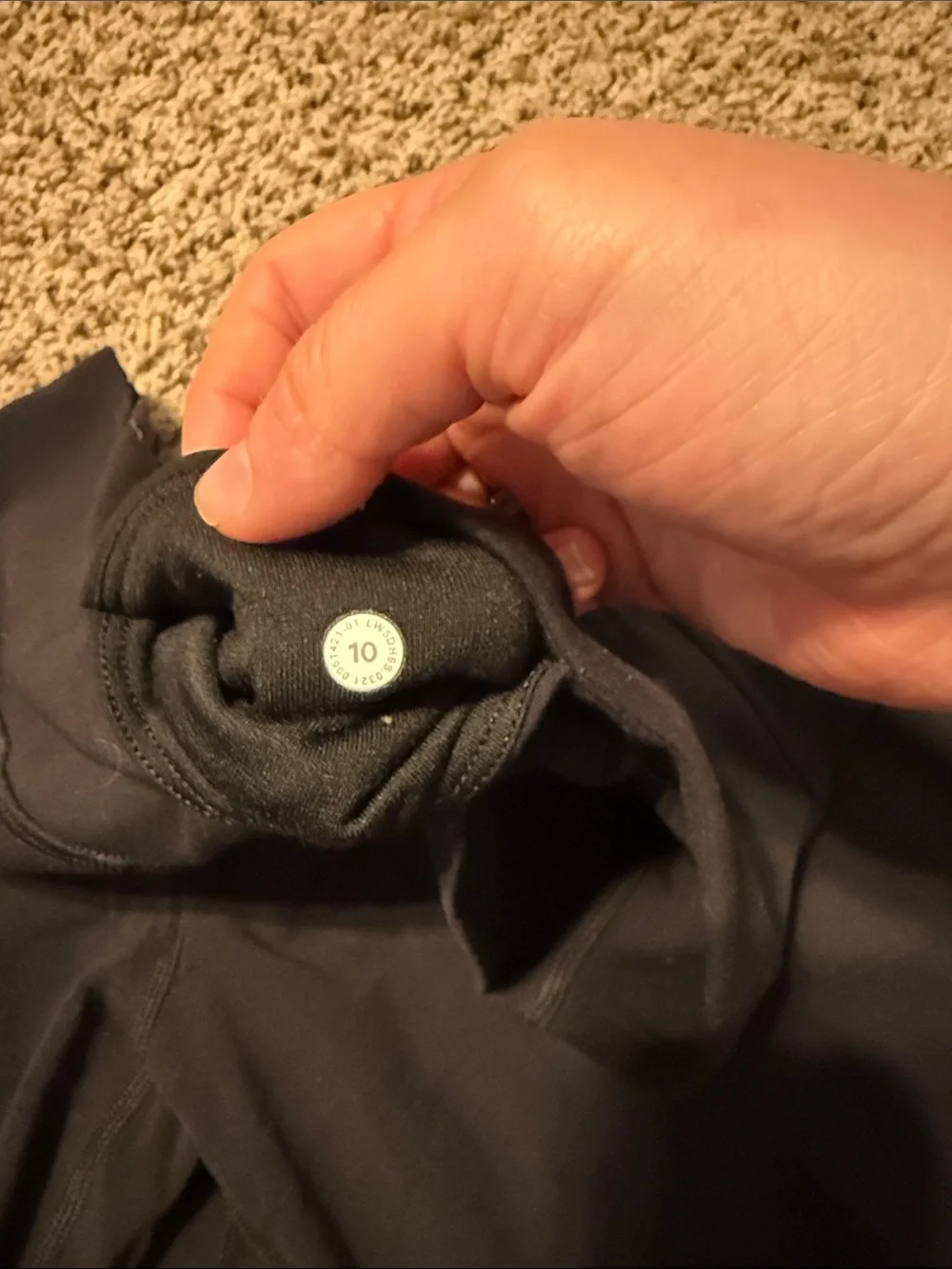black Lululemon Align Joggers